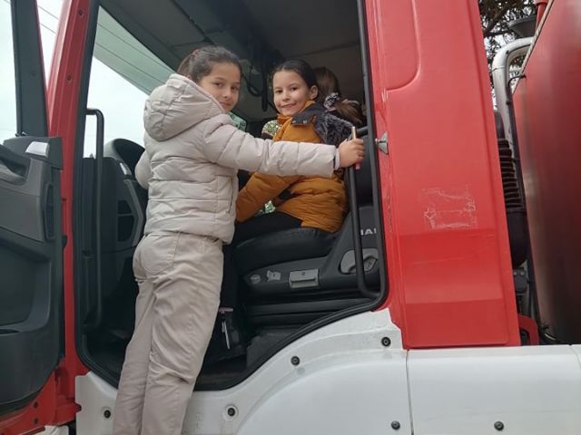Посещение в пожарната служба