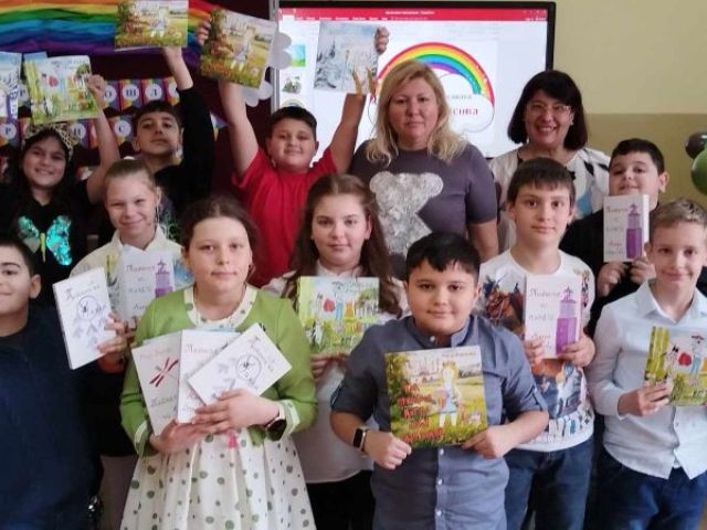 Писателката Магда Борисова на гости на третокласници от ОУ „Цанко Церковски”