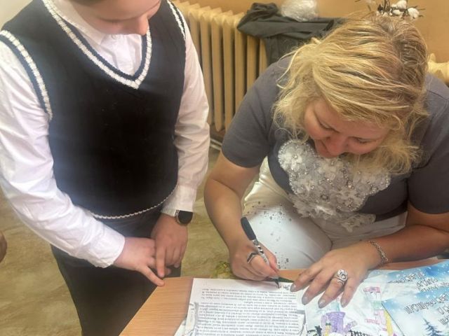 Писателката Магда Борисова на гости на третокласници от ОУ „Цанко Церковски”